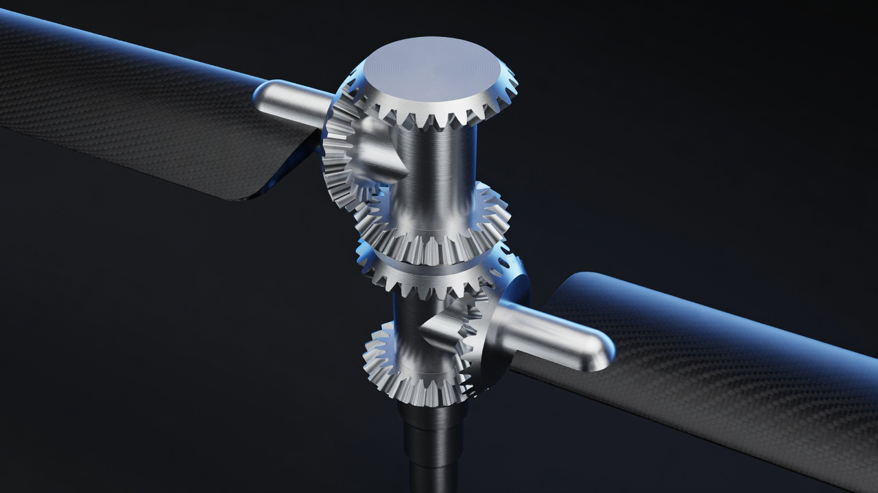 SCOPIC rotor hub assembly.