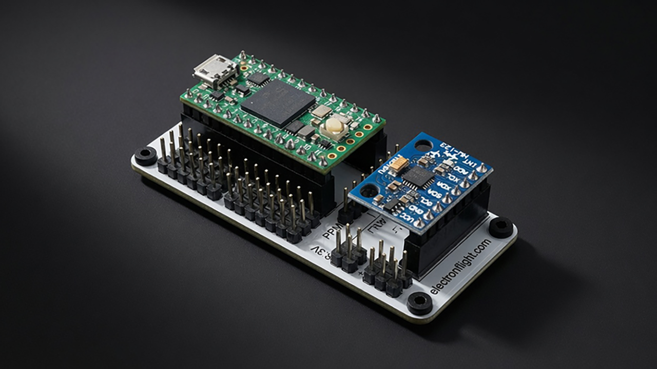 Assembled dRehmFlight Teensy flight controller with IMU module