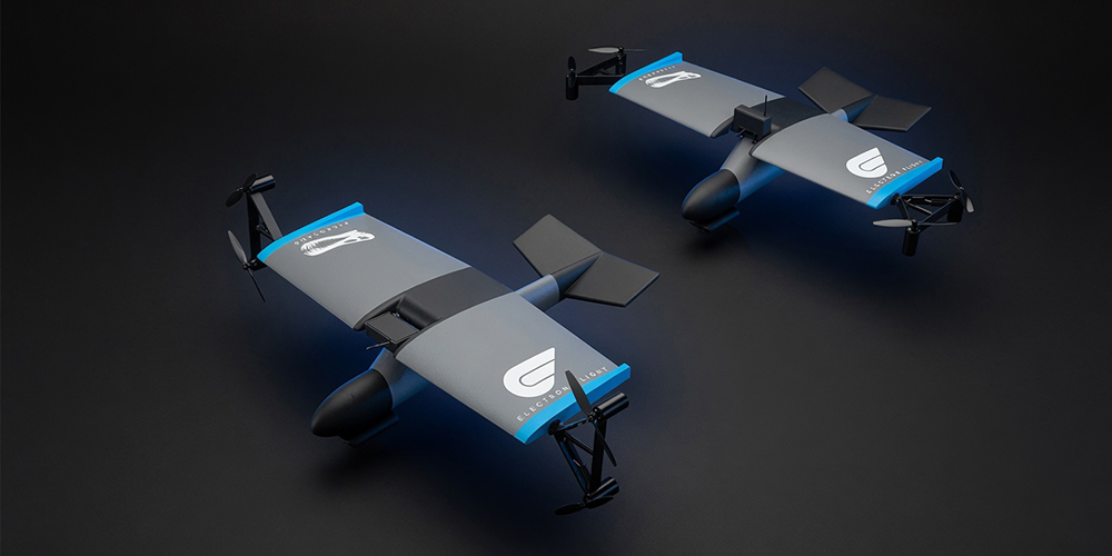 PTEROSAUR RC VTOL transition from vertical to horizontal flight.